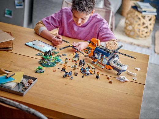 LEGO&reg; City Вертолет в базовом лагере для исследования джунглей Набор 60437