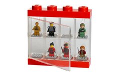 LEGO Accessories Витрина для минифигурок (8 ячеек, красная) 40650001