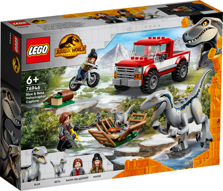 LEGO® Jurassic World Охота на Блу и Бета-велоцираптора 76946