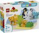 Конструктор LEGO DUPLO Сімейства диких тварин: Пінгвіни та Леви 10442