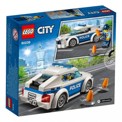 Конструктор LEGO City Поліцейський патрульний автомобіль (60239
