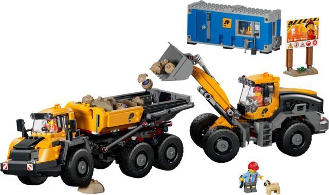 LEGO&reg; City Самоскид і фронтальний ковшовий навантажувач - Будівельна іграшка 60494