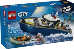 LEGO&reg; City Переслідування на поліцейському катері Іграшка 60456
