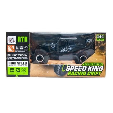 Машинка Sulong Toys Off road crawler Speed king на радіокеруванні 1:14 чорний металік SL-153RHMBl
