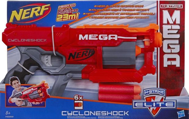 Бластер Hasbro Nerf Mega Cycloneshock A9353