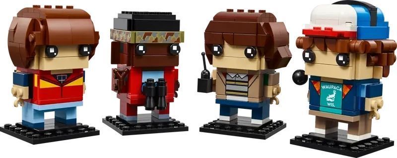 LEGO&reg; BrickHeadzTM Майка, Дастена, Лукаса и Вила (40801)