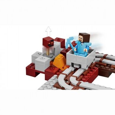 Конструктор LEGO Minecraft Підземна залізниця 21130