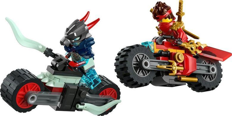 LEGO&reg; NINJAGO&reg; Швидкісні перегони Кая на мотоциклі з 2 іграшковими мотоциклами ніндзя 71838
