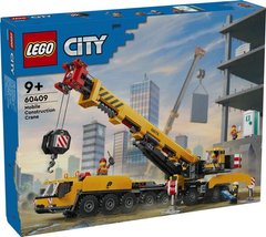 LEGO® City Жовтий пересувний будівельний кран Іграшка 60409