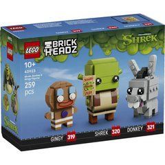 LEGO&reg; BrickHeadz&trade; &laquo;Шрек, Ослик і Гінгі&raquo; (40923)