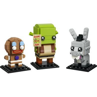 LEGO&reg; BrickHeadz&trade; &laquo;Шрек, Ослик і Гінгі&raquo; (40923)