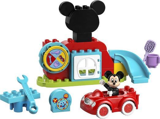 Конструктор LEGO DUPLO Міккі Маус: Клубний будинок і автомобіль 10454