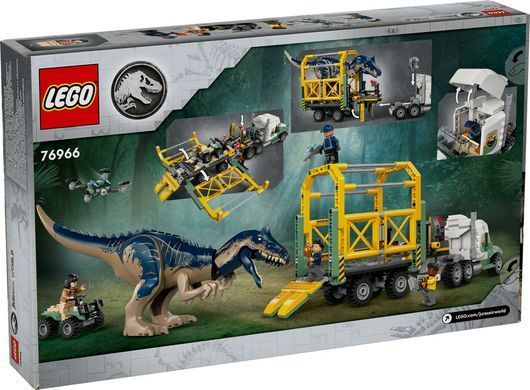 LEGO&reg; Jurassic World Місії динозаврів: Вантажівка для перевезення алозавра 76966
