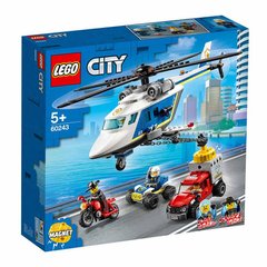 Конструктор LEGO City Гонитва на поліцейському гелікоптері 60243