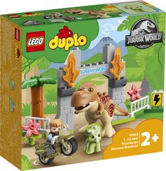 Конструктор LEGO DUPLO Jurassic World Утеча тиранозавра і трицератопса 10939