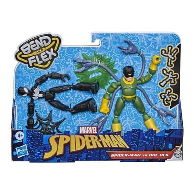 Ігровий набір Spider-Man Bend and flex Людина-павук проти Дока F0239