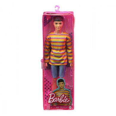 Лялька Barbie Кен Модник в смугастому джемпері 29 см GRB91