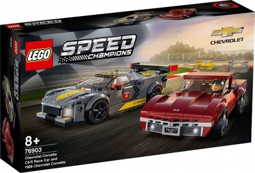 Конструктор LEGO ЛЕГО Швидкісні перегони Chevrolet Corvette C8.R Race Car and 1968 Chevrolet Corvette 76903